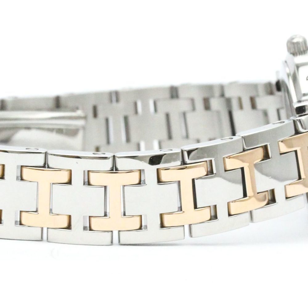HERMES Clipper Pink Gold Plated Steel Watch CP1.221 BF576524 - Picture 7 of 8